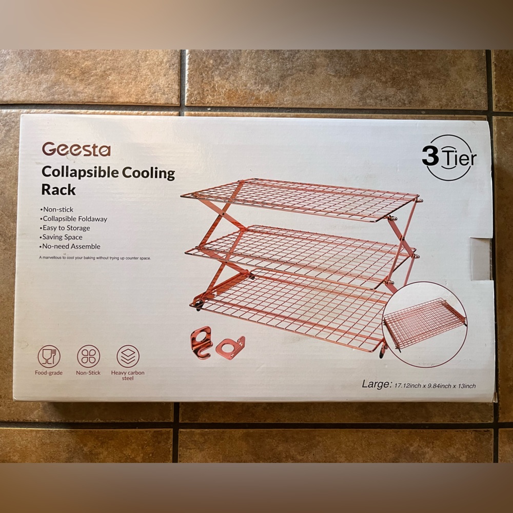 GEESTA collapsible cooking rack LG 3-tier
